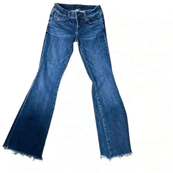 J Brand Bootcut Frayed Jeans Size 25 - Picture 1 of 6